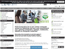 Tablet Screenshot of hcscomputers.be